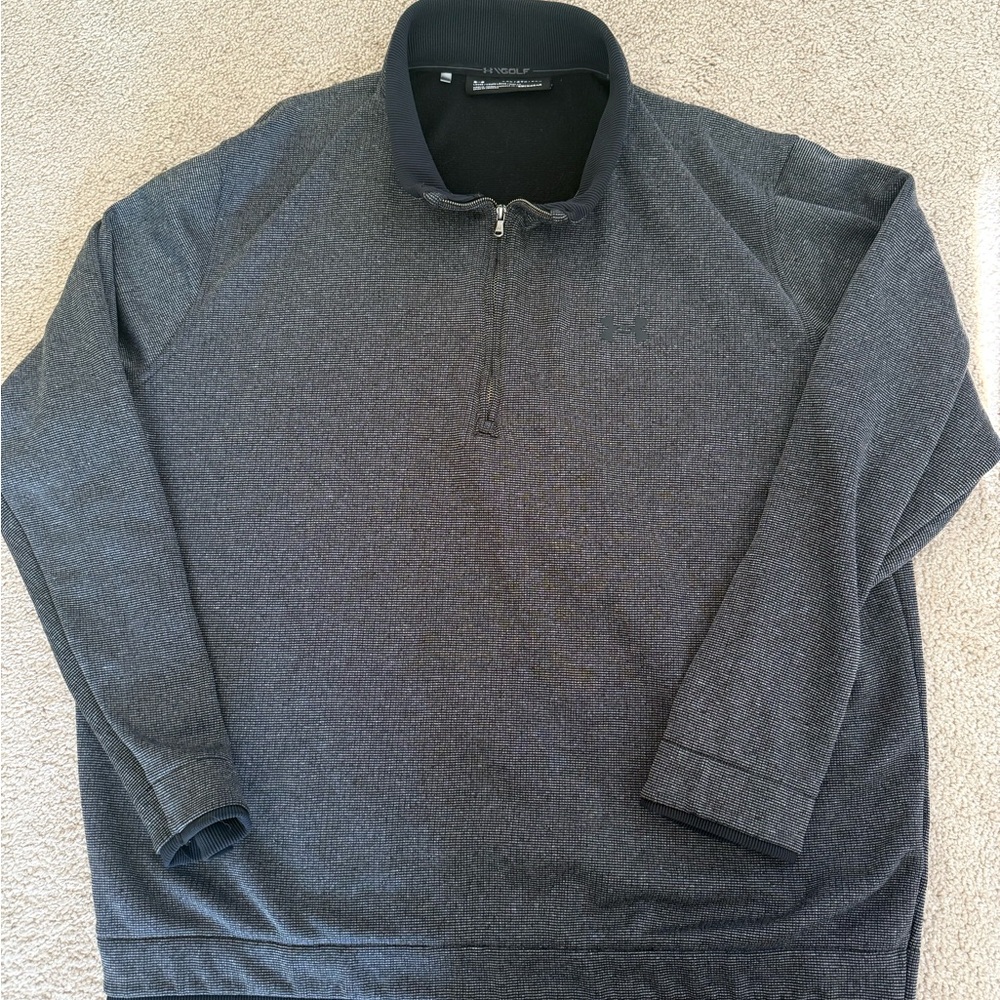 Under Armour Black ColdGear Golf Pullover size XXL